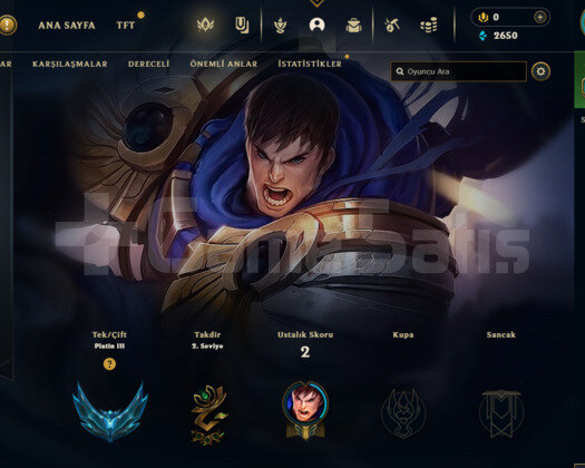 TR PLAT3 HESAP YÜKSEK WR MMR FRESH ACC +45