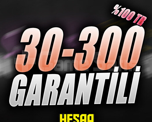 TR SUNUCU| UVIP 30-300 SKIN ARASI HESAP / GARANTİ