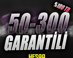 TR SUNUCU| UVIP 50-300 SKIN ARASI HESAP / GARANTİ