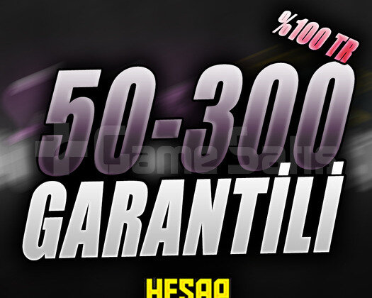 TR SUNUCU| UVIP 50-300 SKIN ARASI HESAP / GARANTİ