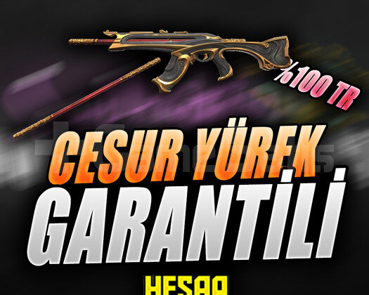 TR SUNUCU| CESUR YÜREK SKİN GARANTİLİ HESAP