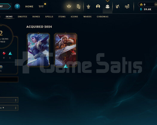 TR Plat 3 | 2 Kostüm - 59K Mö | LoL Hesap