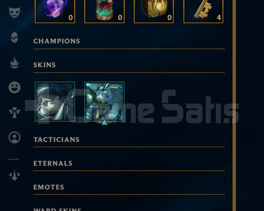 TR Plat 3 | 2 Kostüm - 59K Mö | LoL Hesap