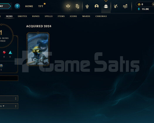 TR Plat 3 | 1 Kostüm - 15K Mö | LoL Hesap
