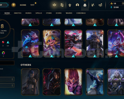 TR Plat 2 | 18 Kostüm - 46 Hero | LoL Hesap