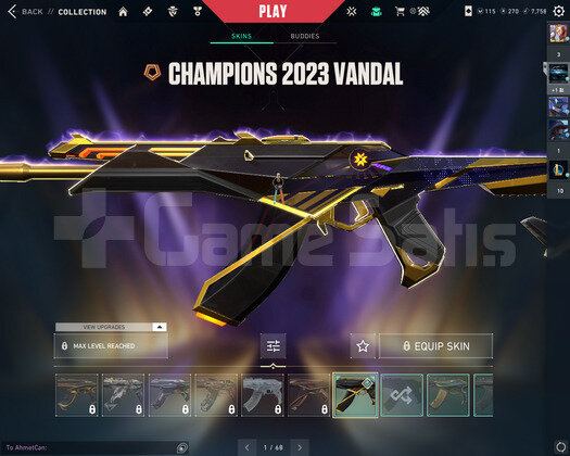 Champions Vandal + RGX Kelebekli Müq Hesap