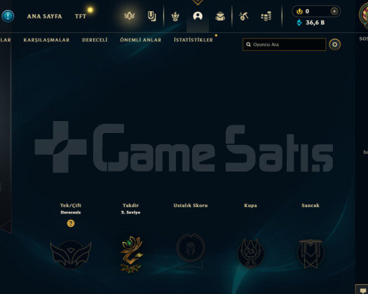 EUW UNRANKED 36K MÖ FRESH ACC +45 SMURF