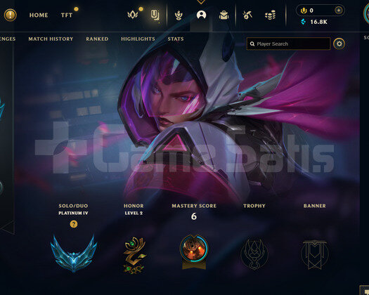 EUW Plat 4 | 5 Kostüm - 16K Mö | LoL Hesap