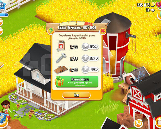 35 LEVEL 950 DEPOLU İÇİ ÜRÜN DOLU OYUN