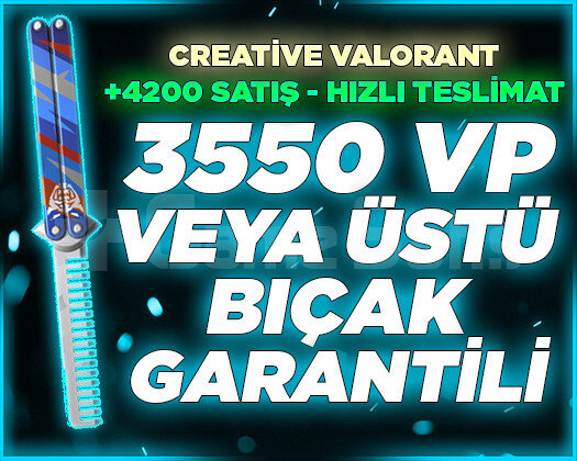 MVİP+ | 3550VP VEYA ÜSTÜ  BIÇAK GARANTİLİ | PASİF