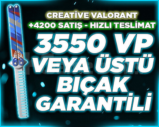 MVİP+ | 3550VP VEYA ÜSTÜ BIÇAK GARANTİLİ | PASİF