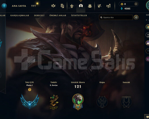 TR PLAT 1 MAİL DEĞİŞEN 15 SKİNLİ HANMADE HESAP!!!