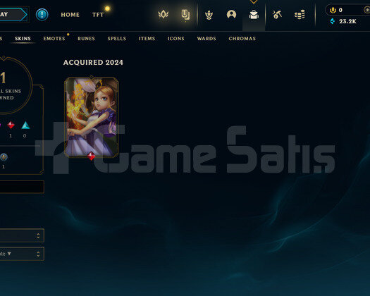 TR Unranked | 1 Kostüm - 23K Mö | LoL Hesap