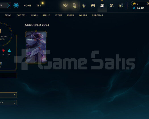 TR Unranked | 1 Kostüm - 16K Mö | LoL Hesap