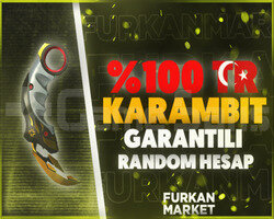 ULTRA VİP TRSUNUCU KARAMBİT GARANTİLİ RANDOM HESAP