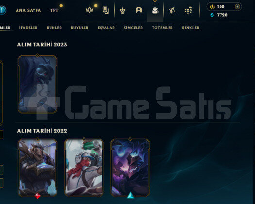 HANDMADE TR SERVERI PLAT4 HESAP YÜCE KRAL GAREN