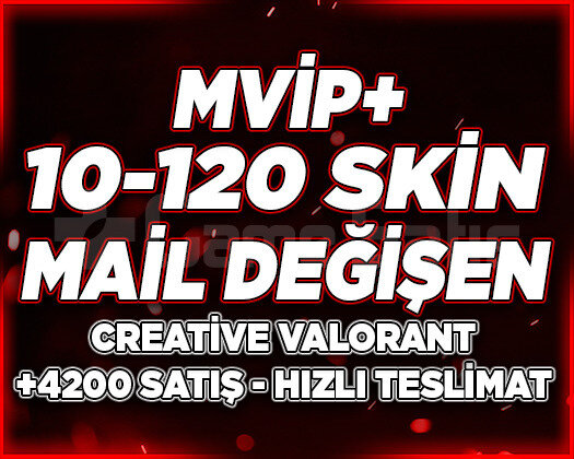 MVİP+ | 10-120 SKİN MAİL DEĞİŞEN | RANDOM HESAP