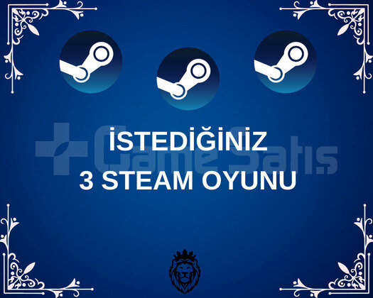 İstediğiniz 3 Oyun + Garanti