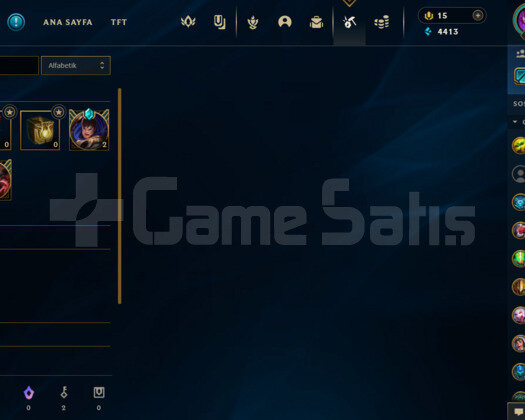 LOL PLAT 3 HANDMADE 26 SKİNLİ MAİL DEĞİŞEN HESAPPP