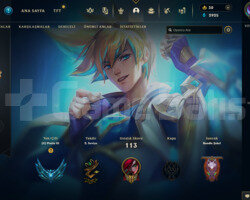 LOL PLAT 3 HANDMADE 11 SKİNLİ MAİL DEĞİŞEN HESAPPP