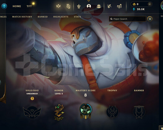 TR Unranked | 1 Kostüm - 20K Mö | LoL Hesap