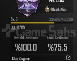 8.8 SV KLAN  İSİM AKTİF 5 DK DA TESLİMAT