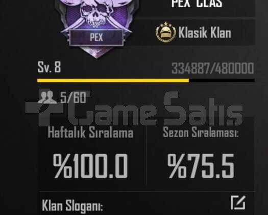 8.8 SV KLAN  İSİM AKTİF 5 DK DA TESLİMAT