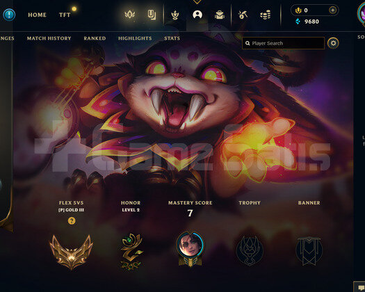 TR Flex Gold 3 | 1 Kostüm - 9K Mö | LoL Hesap