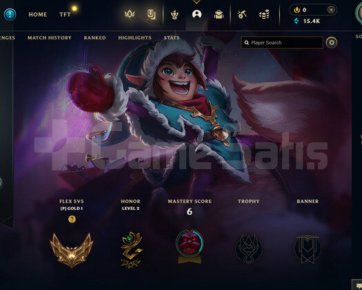 TR Flex Gold 1 | 2 Kostüm - 15K Mö | LoL Hesap