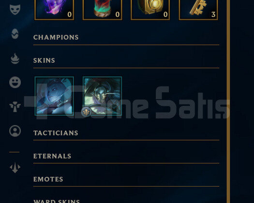 TR Flex Plat 2 | 4 Kostüm - 48 Hero | LoL Hesap