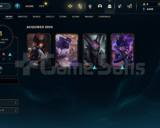 TR Unranked | 4 Kostüm - 37 Hero | LoL Hesap