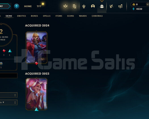 TR Unranked | 2 Kostüm - 33 Hero | LoL Hesap