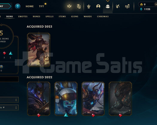 TR Unranked | 5 Kostüm - 28 Hero | LoL Hesap