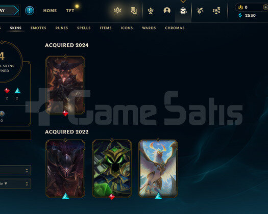 TR Unranked | 4 Kostüm - 27 Hero | LoL Hesap