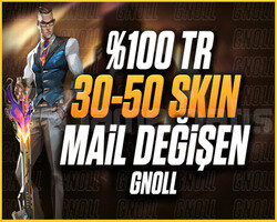 +5000Satış / TR SUNUCU 30-50 Mail Değişen DOLU