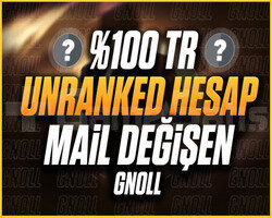 +5000SATIŞ / KESİN TR RANKED HAZIR / MAİL DEĞİŞEN