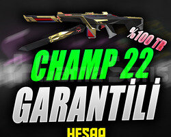 TR SUNUCU| CHAMP 22 SKİN GARANTİLİ HESAP