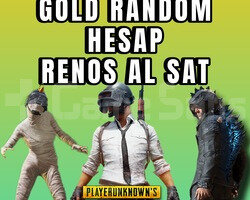GOLD RANDOM HESAP PUBG