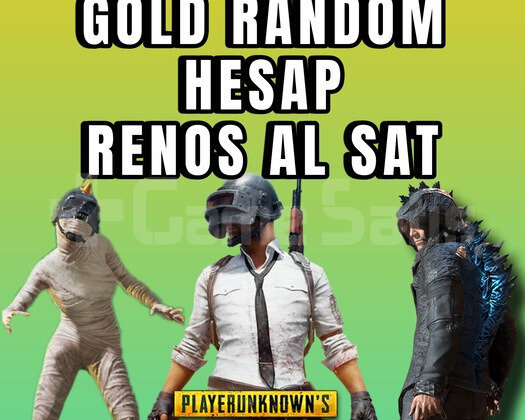 GOLD RANDOM HESAP PUBG