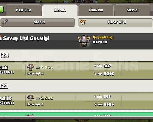 16lvl-GAME OVER isimli-başkent 10 -klan ligi usta3