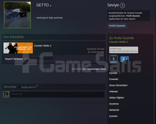 PREMIER ACIK | CSGO PRIME | GUVEN FAKTORU YESIL