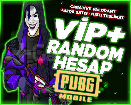 PUBG | VİP+ RANDOM HESAP | GARANTİLİ | DOLU