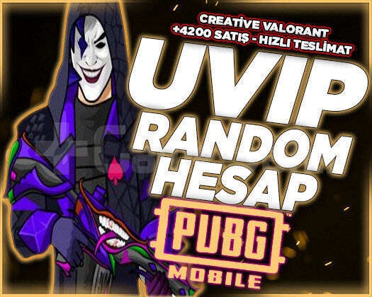 PUBG | UVİP RANDOM HESAP | GARANTİLİ | DOLU