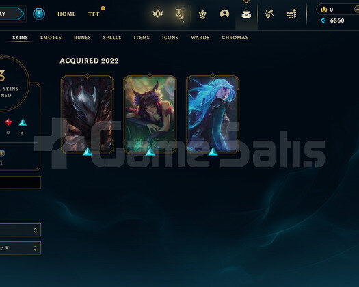 TR Unranked | 3 Kostüm - 21K Mö | LoL Hesap