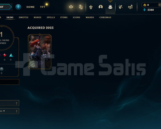 TR Unranked | 1 Kostüm - 25 Hero |LoL Hesap