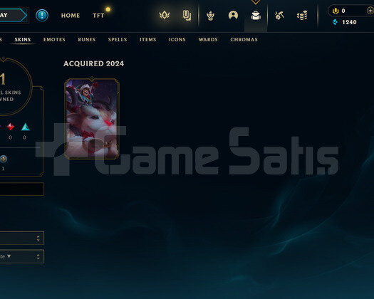 TR Unranked | 1 Kostüm - 24 Hero | LoL Hesap