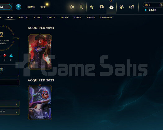 TR Unranked | 2 Kostüm - 29K Mö |LoL Hesap