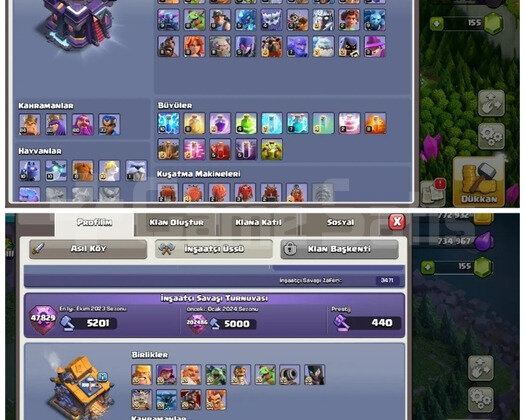 TH15 MAXA YAKİN 5K CR ve 29k BS HEPSİ AYNİ MAİLDE