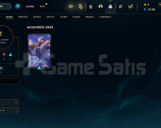 TR Unranked | 1 Kostüm - 19K Mö |LoL Hesap
