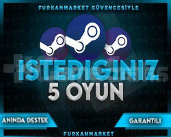 İSTEDİĞİNİZ 5 OYUN SINIRSIZ DESTEK/GARANTİLİ